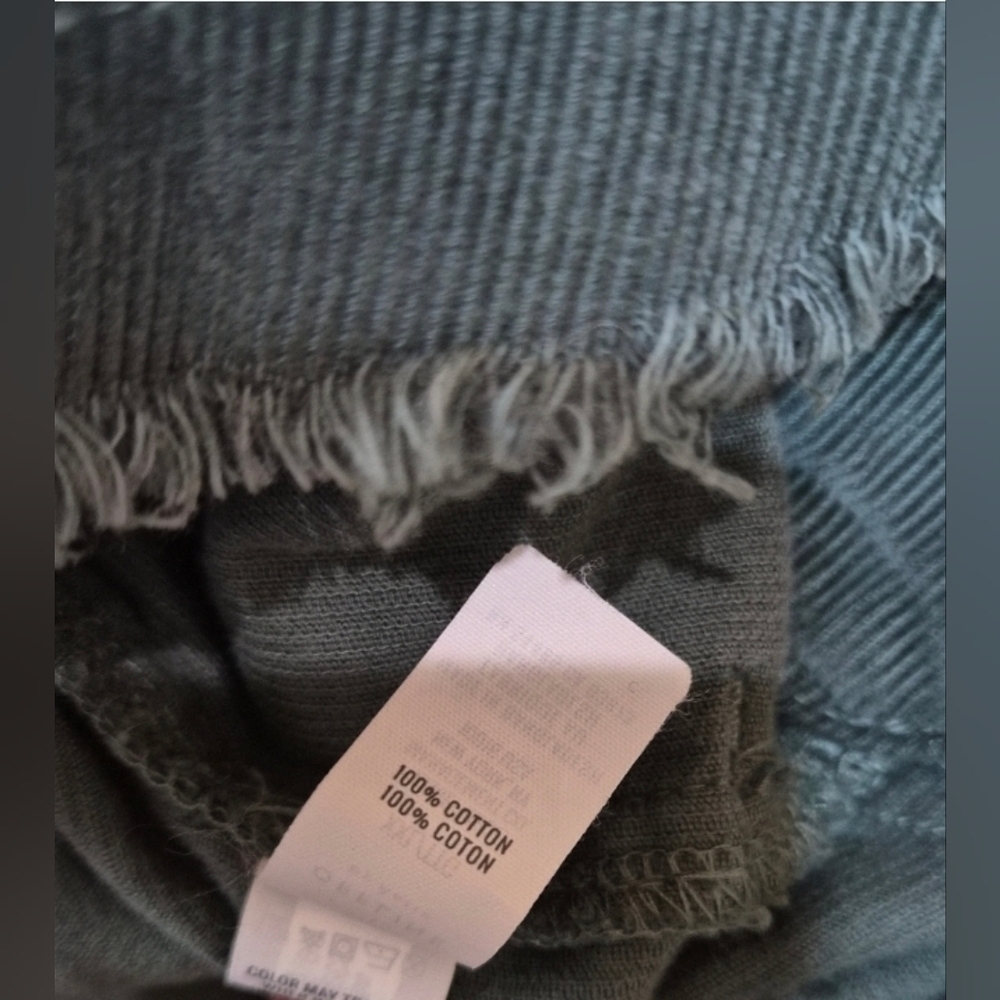 Aerie Offline Corduroy 1/2 Zip Pullover Forest Green, Size XXL - Picture 6 of 11